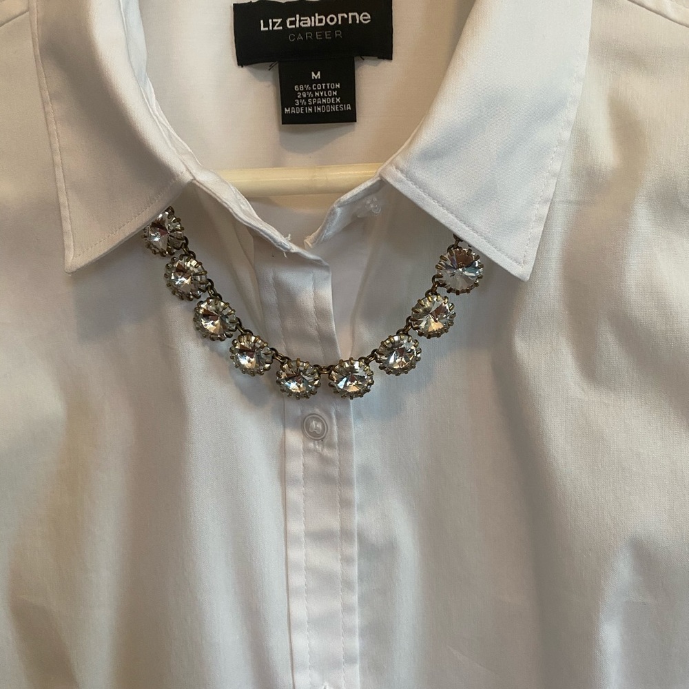 Rhinestone semi choker